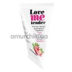 Масажна олія Love To Love Me Tender Strawberry - полуниця, 10 мл - Фото №1