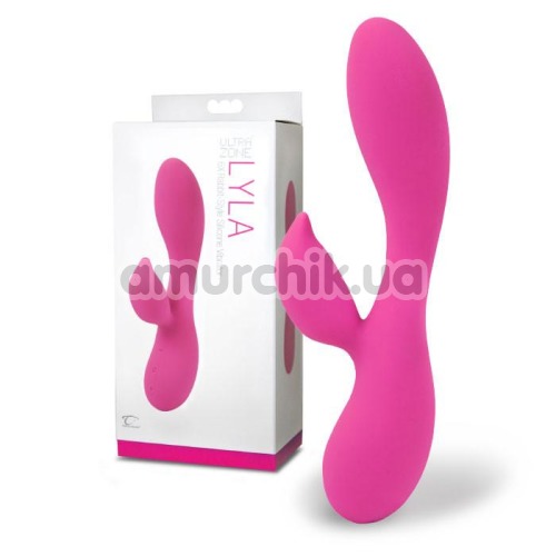 Вібратор UltraZone Lyla 6X Rabbit Style Silicone Vibrator, рожевий