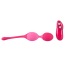Вагінальні кульки з вібрацією Smile Remote Controlled Love Balls, рожеві - Фото №0