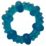 Кольцо-насадка Pure Arousal голубое с пупырышками екзотическое