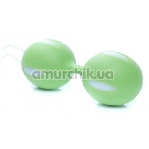 Вагинальные шарики Boss Series Smartballs, зеленые - Фото №1