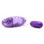 Виброяйцо Basix Rubber Works Jelly Egg, фиолетовое - Фото №3