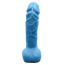 Мыло в виде пениса с присоской Pure Bliss M, голубое - Фото №2