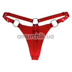 Трусики Feral Feelings String Bikini, прозоро-червоні - Фото №1