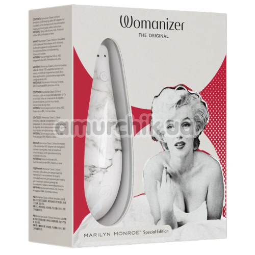 Симулятор орального секса для женщин Womanizer The Original Marilyn Monroe, белый