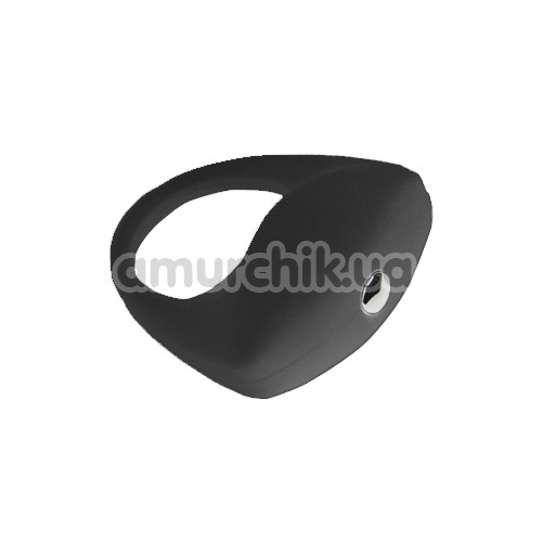 Віброкільце Lit-Up Silicone Stimu-Ring 8, чорне