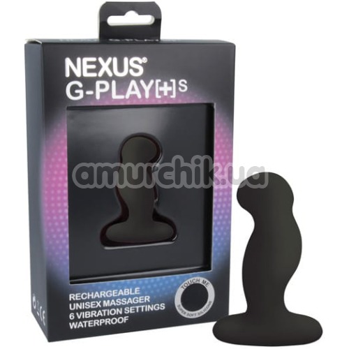 Вібростимулятор простати для чоловіків Nexus G-Play Plus Small, чорний
