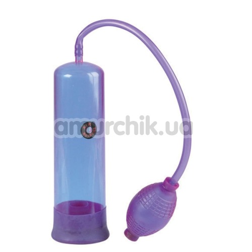 Вакуумна помпа E-Z Penis Pump, фіолетова - Фото №1