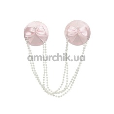 Прикраси для сосків Nipple Covers and Chains, рожеві - Фото №1
