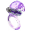 Эрекционное кольцо c вибрацией Boss Series Rabbit Vibro Cock Ring, фиолетовое - Фото №0