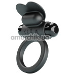 Виброкольцо для члена Pretty Love Vibrant Penis Ring Debonaire, черное - Фото №1