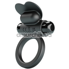 Виброкольцо для члена Pretty Love Vibrant Penis Ring Debonaire, черное - Фото №1