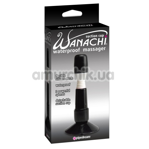 Универсальный массажер Suction Cup Wanachi, черный