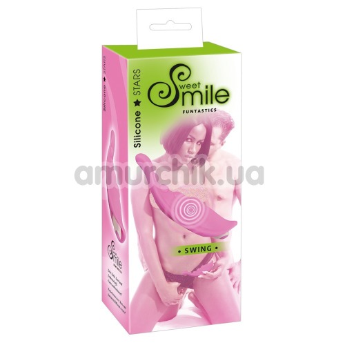 Кліторальний вібратор Smile Swing, рожевий