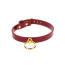 Ошейник с поводком Taboom O-Ring Collar and Chain Leash, красный - Фото №2