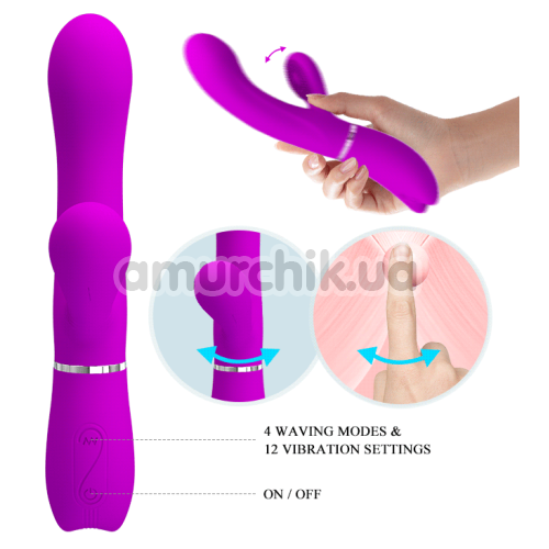 Вібратор Pretty Love Clitoris Vibrator, фіолетовий