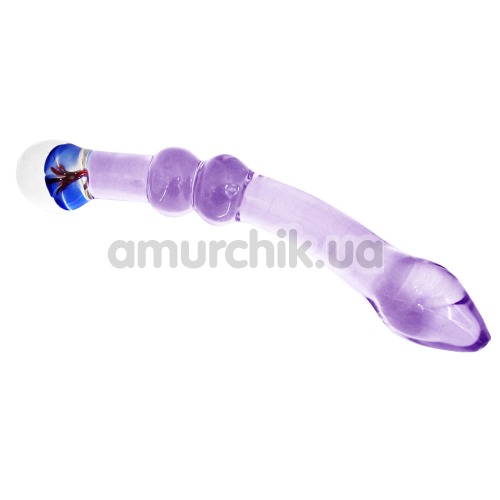 Фалоімітатор Sidewinder Purple Glass Dildo