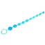 Анальная цепочка Anal Beads с петелькой, голубая - Фото №2