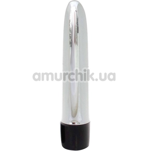 Вібратор Shibari 10x Pulsations Vibrator 5inch, срібний - Фото №1