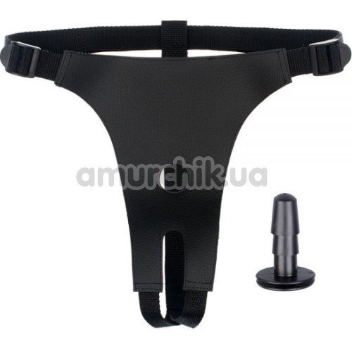 Трусики для страпона з кріпленням Slash Vac-U-Lock Ultra Harness, чорні - Фото №1