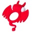 Эрекционное кольцо с вибрацией JOS Cocky Devil, красное - Фото №2
