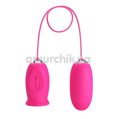 Виброяйцо + симулятор орального секса для женщин Pretty Love Daisy, розовое - Фото №1