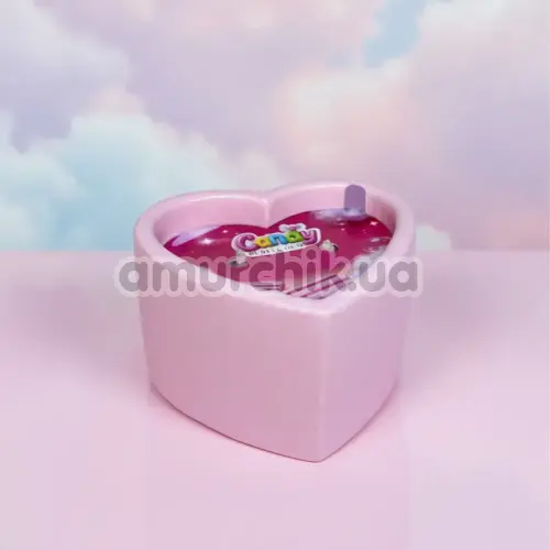 Свеча для массажа Candy Heart Bubble Gum - жвачка, 70 мл