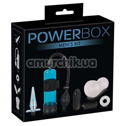 Набір з 5 предметів Power Box Mens Kit, блакитний