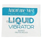 Лубрикант с эффектом вибрации Amoreane Med Liquid Vibrator Berries - ягоды, 2 мл - Фото №1