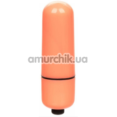 Клиторальный вибратор 3-Speed Bullet, оранжевый - Фото №1