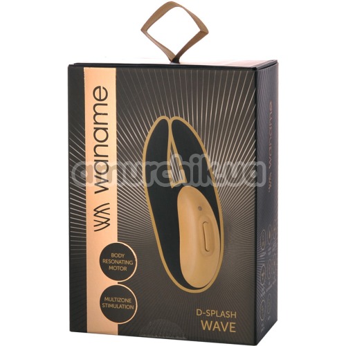 Клиторальный вибратор Waname D-Splash Wave, золотой