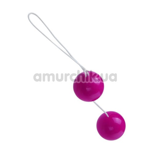 Вагинальные шарики Twin Balls гладкие, розовые
