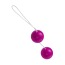 Вагінальні кульки Twin Balls гладкі, рожеві - Фото №3