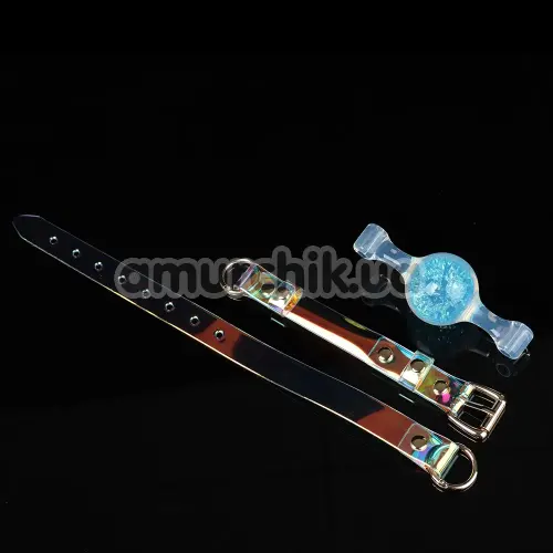 Кляп Liebe Seele Crystal Ball Gag Small, блакитний