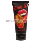 Оральний лубрикант Lick-it Erdbeere 100 ml - Фото №1