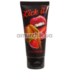 Оральная смазка Lick-it Erdbeere 100 ml - Фото №1