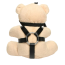 Брелок Master Series Bound Teddy Bear With Flogger Keychain - ведмежа, жовтий - Фото №2