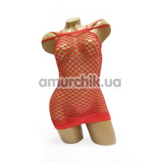 Платье-сетка Netzkleid mit Trager красное - Фото №1