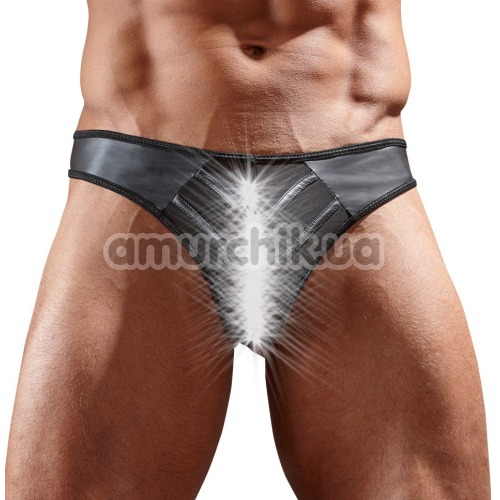 Трусы-стринги мужские Swenjoyment Underwear, чёрные