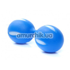 Вагинальные шарики Boss Series Smartballs, синие - Фото №1