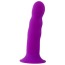 Фалоімітатор Solid Love Premium Silicone Ribbed Dildo, фіолетовий - Фото №6