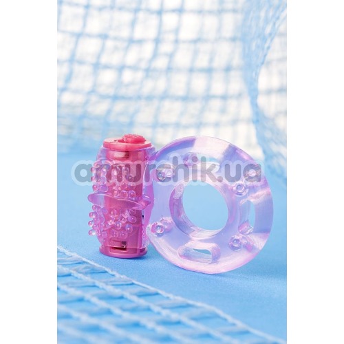 Виброкольцо Toyfa Vibrating Ring, розовое