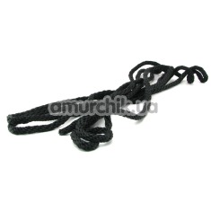 Веревки Sex & Mischief Black Silky Rope, черная - Фото №1