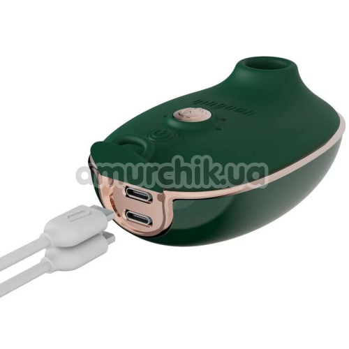 Симулятор орального сексу для жінок Qingnan No.0 Clitoral Stimulator, зелений