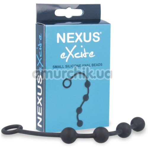 Анальная цепочка Nexus Excite Small Anal Beads, черная