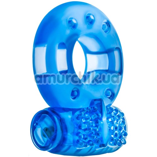 Віброкільце Reusable Cock Ring, блакитне