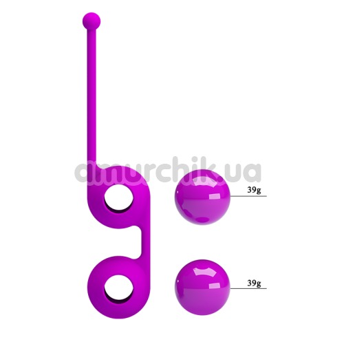 Вагинальные шарики Pretty Love Kegel Tighten Up III, фиолетовые