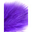 Пір'їнка для пестощів Loveshop Runye на короткій ручці, фіолетова - Фото №3
