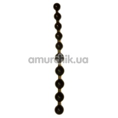 Анальные бусы Jumbo Jelly Thai Beads черные - Фото №1