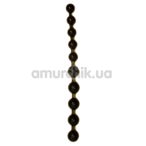 Анальные бусы Jumbo Jelly Thai Beads черные